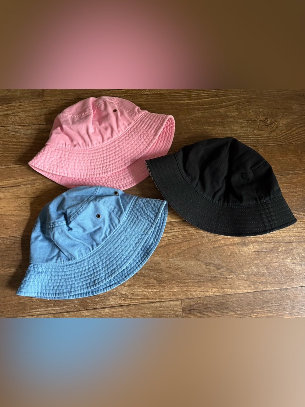 NWOT Set of 3 Bucket Hats